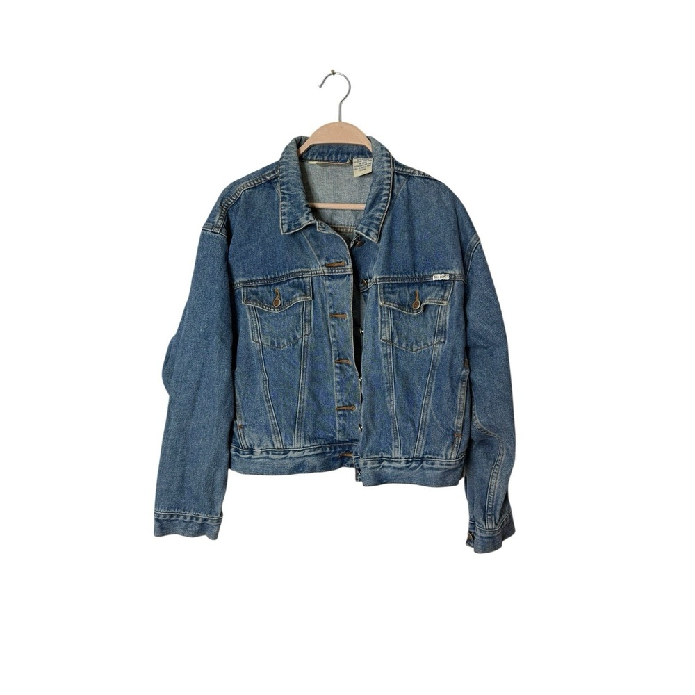 Bill Blass Vintage‎ Jean Jacket- Size Large womens